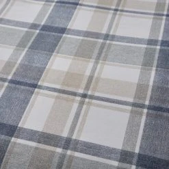 Dunelm Harrison Blue Reversible Duvet Cover And Pillowcase Set -Furn. Shop 1000074906 alt02