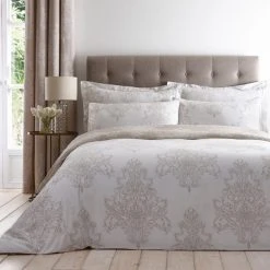 Dunelm Versailles Natural Reversible Duvet Cover And Pillowcase Set -Furn. Shop 1000075981 alt03