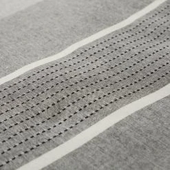 Dunelm Willington Grey Striped Woven Duvet Cover And Pillowcase Set 9 Dunelm Willington Grey Striped Woven Duvet Cover And Pillowcase Set -Furn. Shop 1000085369 alt03