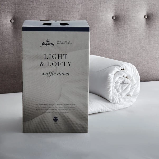 Fogarty Light & Lofty Warm Waffle 4.5 Tog Duvet 2 Fogarty Light & Lofty Warm Waffle 4.5 Tog Duvet - Image 2