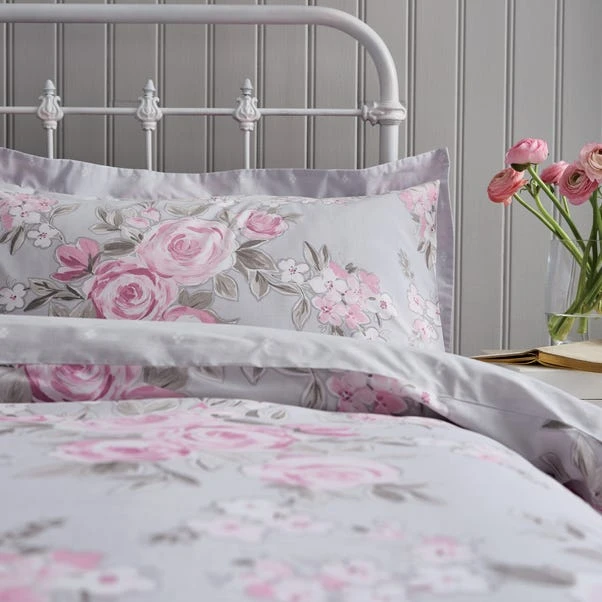 Dunelm Rosemont Grey Duvet Cover And Pillowcase Set 5 Dunelm Rosemont Grey Duvet Cover And Pillowcase Set - Image 5