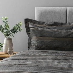 Dunelm Hudson Grey Duvet Cover And Pillowcase Set -Furn. Shop 1000119201 alt04
