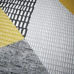 Catherine Lansfield Larsson Geo Ochre Reversible Duvet Cover And Pillowcase Set 8 Catherine Lansfield Larsson Geo Ochre Reversible Duvet Cover And Pillowcase Set -Furn. Shop 1000155200 alt03