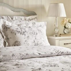 Holly Willoughby Tamsin Grey 100% Cotton Reversible Duvet Cover And Pillowcase Set 9 Holly Willoughby Tamsin Grey 100% Cotton Reversible Duvet Cover And Pillowcase Set -Furn. Shop 1000159738 alt03