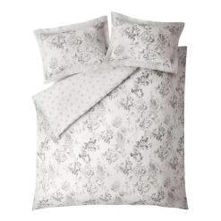 Holly Willoughby Tamsin Grey 100% Cotton Reversible Duvet Cover And Pillowcase Set 11 Holly Willoughby Tamsin Grey 100% Cotton Reversible Duvet Cover And Pillowcase Set -Furn. Shop 1000159738 alt05