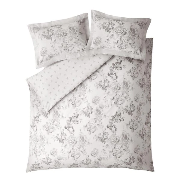 Holly Willoughby Tamsin Grey 100% Cotton Reversible Duvet Cover And Pillowcase Set 6 Holly Willoughby Tamsin Grey 100% Cotton Reversible Duvet Cover And Pillowcase Set - Image 6