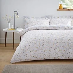 Dunelm Elements Lena Reversible Grey Duvet Cover And Pillowcase Set -Furn. Shop 1000159852 alt02