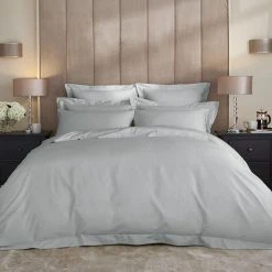 Hotel Cotton 230 Thread Count Sateen Silver Duvet Cover -Furn. Shop 1000160068 alt01
