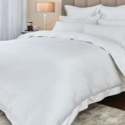 Hotel Cotton 230 Thread Count Sateen Cream Duvet Cover 9 Hotel Cotton 230 Thread Count Sateen Cream Duvet Cover -Furn. Shop 1000160074 alt02