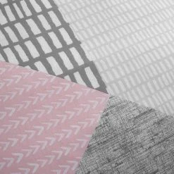 Catherine Lansfield Larsson Geo Pink Duvet Cover And Pillowcase Set -Furn. Shop 1000160863 alt03