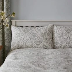 Dunelm Evesham 100% Cotton Green Duvet Cover And Pillowcase Set -Furn. Shop 1000166971 alt05