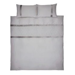 Catherine Lansfield Silver Sequin Cluster Duvet Cover And Pillowcase Set -Furn. Shop 1000169065 alt03