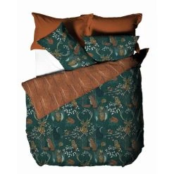 Furn Furn. Riva Forest Fauna Emerald Duvet Cover And Pillowcase Set 7 Furn Furn. Riva Forest Fauna Emerald Duvet Cover And Pillowcase Set -Furn. Shop 1000170833 alt03