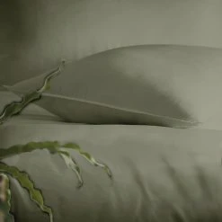 Appletree Cassia Khaki 100% Cotton Duvet Cover And Pillowcase Set -Furn. Shop 1000170841 alt02