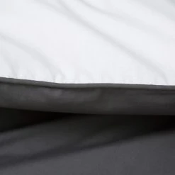 Dunelm Malvern Grey 180 Thread Count 100% Cotton Reversible Duvet Cover And Pillowcase Set -Furn. Shop 1000181847 alt03