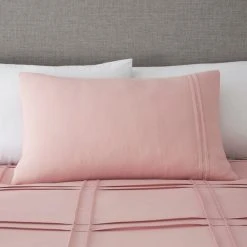 Dunelm Denver Blush Pintuck Duvet Cover And Pillowcase Set 7 Dunelm Denver Blush Pintuck Duvet Cover And Pillowcase Set -Furn. Shop 1000181856 alt02