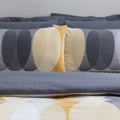 Elements Elijah Ochre Reversible Duvet Cover And Pillowcase Set -Furn. Shop 1000182064 alt02