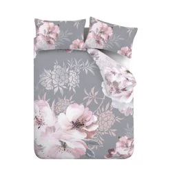 Catherine Lansfield Dramatic Floral Grey Duvet Cover And Pillowcase Set 10 Catherine Lansfield Dramatic Floral Grey Duvet Cover And Pillowcase Set -Furn. Shop 1000182376 alt04