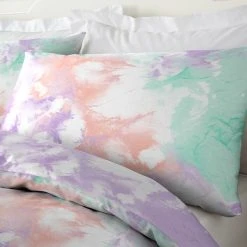 Fusion Tie Dye Multicoloured Reversible Duvet Cover And Pillowcase Set -Furn. Shop 1000185023 alt02