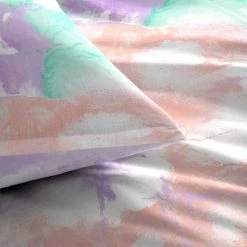 Fusion Tie Dye Multicoloured Reversible Duvet Cover And Pillowcase Set -Furn. Shop 1000185023 alt03