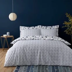 Dunelm Zen Navy Reversible Duvet Cover And Pillowcase Set 8 Dunelm Zen Navy Reversible Duvet Cover And Pillowcase Set -Furn. Shop 1000185670 alt02