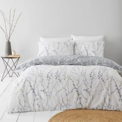 Dunelm Belle Charcoal Duvet Cover And Pillowcase Set 8 Dunelm Belle Charcoal Duvet Cover And Pillowcase Set -Furn. Shop 1000185741 alt02