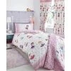 Ballerina Dancer Single Duvet Cover Set Pink Girls Bedroom Bedding