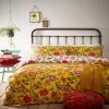 Riva Home Furn. Pomelo Yellow Reversible Duvet Cover And Pillowcase Set