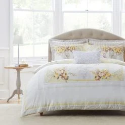 Dorma Hartington 100% Cotton Reversible Duvet Cover And Pillowcase Set
