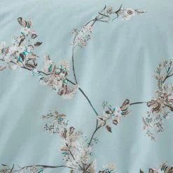 Dunelm Beautiful Birds Duck-Egg Duvet Cover And Pillowcase Set -Furn. Shop 30682967 alt03