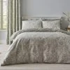 Dunelm Evesham 100% Cotton Green Duvet Cover And Pillowcase Set