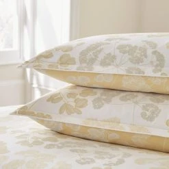 Dorma Daylesford 300 Thread Count Cotton Sateen Yellow Duvet Cover And Pillowcase Set -Furn. Shop 30712686 alt04