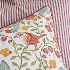 Dunelm Ruskin Red 100% Cotton Reversible Duvet Cover And Pillowcase Set 11 Dunelm Ruskin Red 100% Cotton Reversible Duvet Cover And Pillowcase Set -Furn. Shop 30726128 alt06