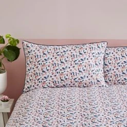 Dunelm Terazzo Pink Abstract 100% Cotton Reversible Duvet Cover And Pillowcase Set -Furn. Shop 30726166 alt03