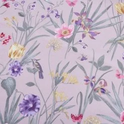 Dunelm Fleur Floral Purple 100% Cotton Reversible Duvet Cover And Pillowcase Set -Furn. Shop 30728462 alt03