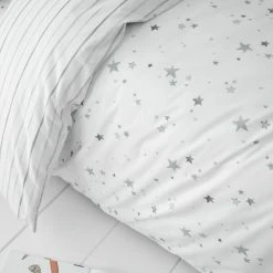 Bianca Cotton Bianca Fine Linens Stars 100% Cotton Duvet Cover And Pillowcase Set 7 Bianca Cotton Bianca Fine Linens Stars 100% Cotton Duvet Cover And Pillowcase Set -Furn. Shop 30747459 alt02