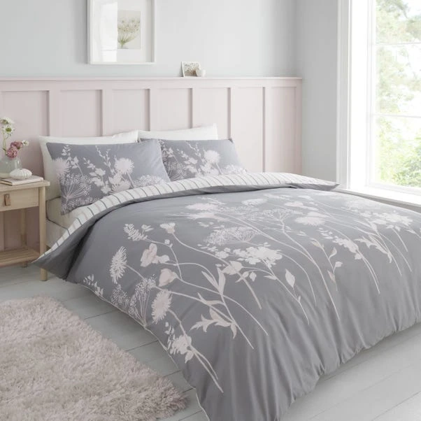 Catherine Lansfield Meadowsweet Floral Pink Duvet Cover And Pillowcase Set 1 Catherine Lansfield Meadowsweet Floral Pink Duvet Cover And Pillowcase Set
