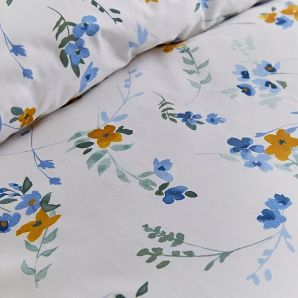 Dunelm Sylvia Floral Duvet Cover And Pillowcase Set 3 Dunelm Sylvia Floral Duvet Cover And Pillowcase Set - Image 3