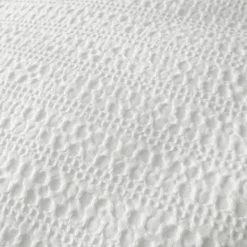 Dunelm Amberley Waffle White 100% Cotton Duvet Cover And Pillowcase Set -Furn. Shop 30749569 alt05