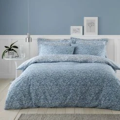 Dunelm Chartwell Denim Duvet Cover And Pillowcase Set