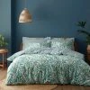Dunelm Willow Dottie Green Duvet Cover And Pillowcase Set