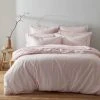 Dunelm Soft Washed Recycled Cotton Duvet Cover And Pillowcase Set