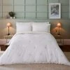 Dorma Bee Embroidery 100% Cotton Duvet Cover And Pillowcase Set