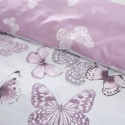 Catherine Lansfield Scatter Butterfly Heather Duvet Cover And Pillowcase Set -Furn. Shop 30757733 alt02