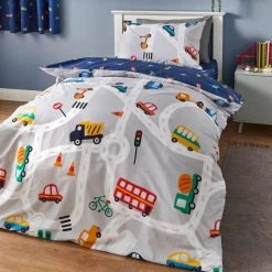 Dunelm Transport Duvet Cover And Pillowcase Set