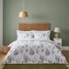 Dunelm Fern Green 100% Cotton Duvet Cover And Pillowcase Set
