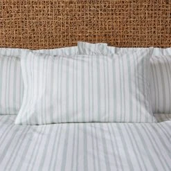 Dunelm Fern Green 100% Cotton Duvet Cover And Pillowcase Set -Furn. Shop 30771082 alt03