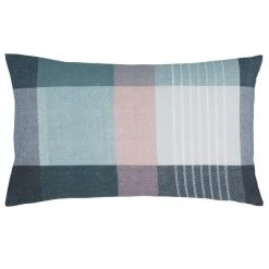 Dunelm Acton Check Teal Duvet Cover And Pillowcase Set -Furn. Shop 30771501 alt04