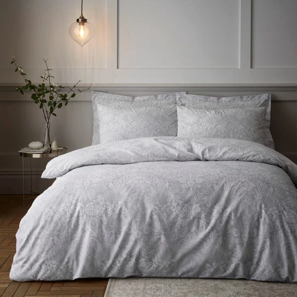 Elements Emelie Grey Duvet Cover And Pillowcase Set 1 Elements Emelie Grey Duvet Cover And Pillowcase Set