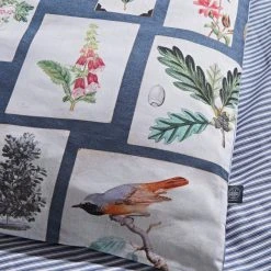 Natural History Museum Woodland Blue 100% Cotton Duvet Cover And Pillowcase Set 8 Natural History Museum Woodland Blue 100% Cotton Duvet Cover And Pillowcase Set -Furn. Shop 30771545 alt02